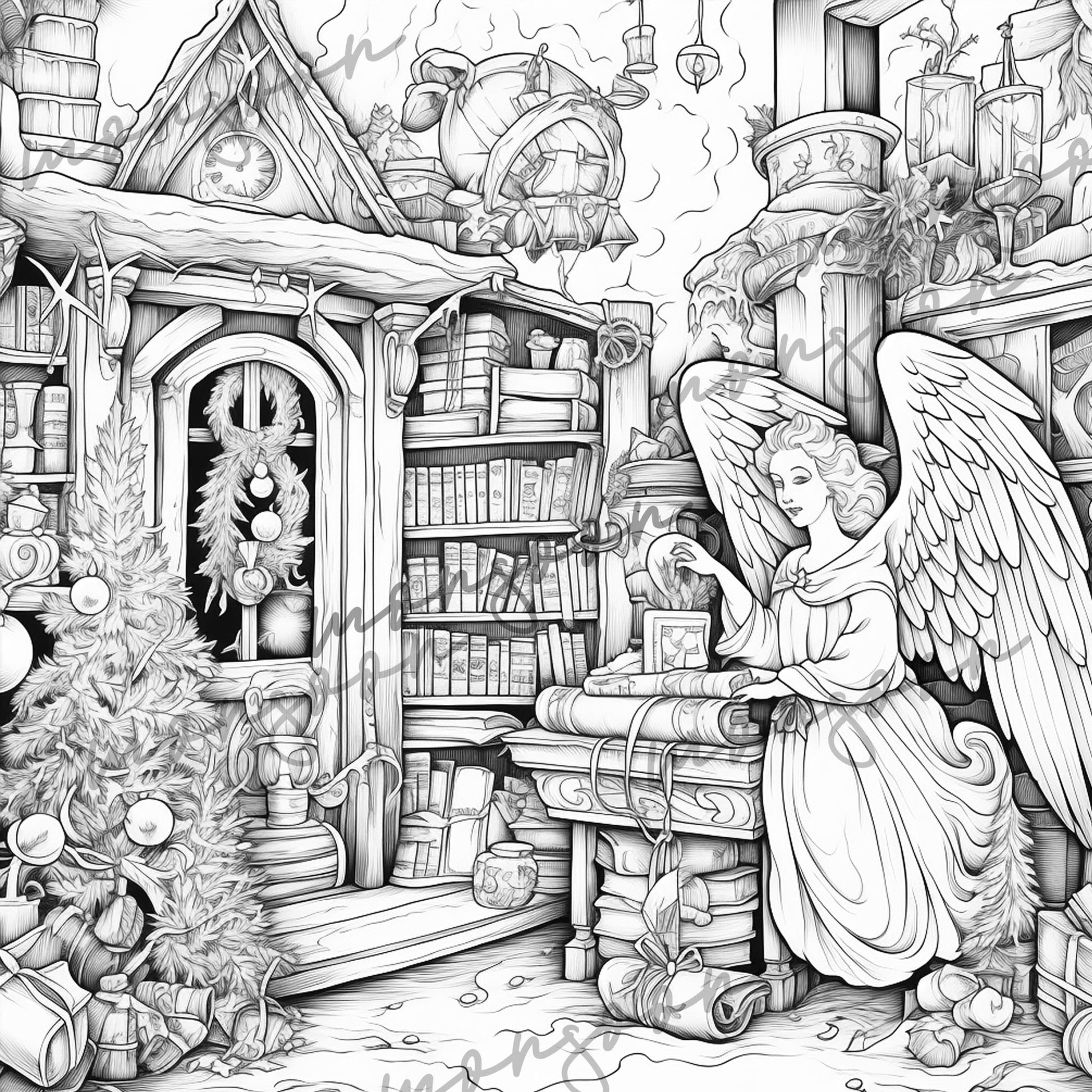 Magic Coloring Book Christmas Printable Magic Coloring Book Christmas Printable