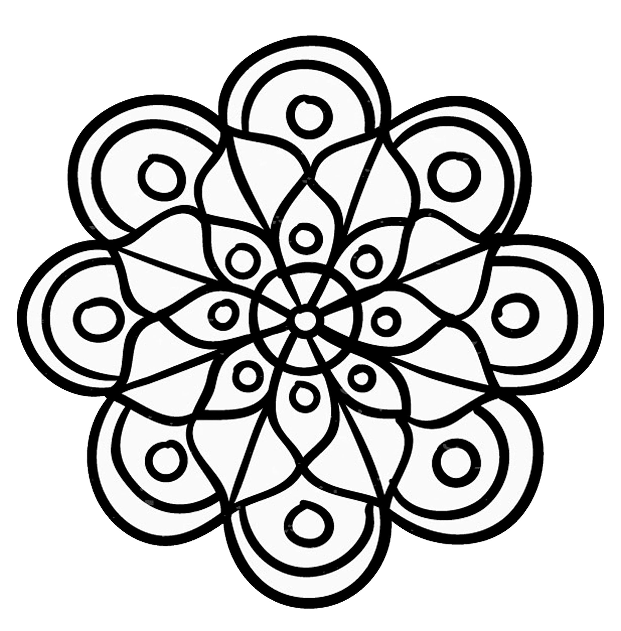 Mandalas for Seniors Coloring Book (Digital) – Monsoon Publishing USA