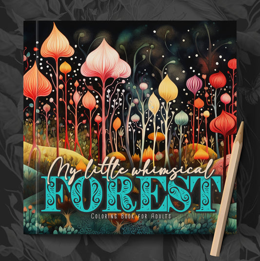 Whimsical Forest Autumn Coloring Book (Printbook) - Monsoon Publishing USA