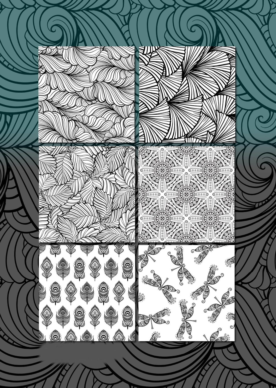Patterns Coloring Book Zentangle (Printbook) – Monsoon Publishing USA