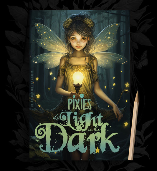 Pixies in the Dark Coloring Book (Printbook) - Monsoon Publishing USA