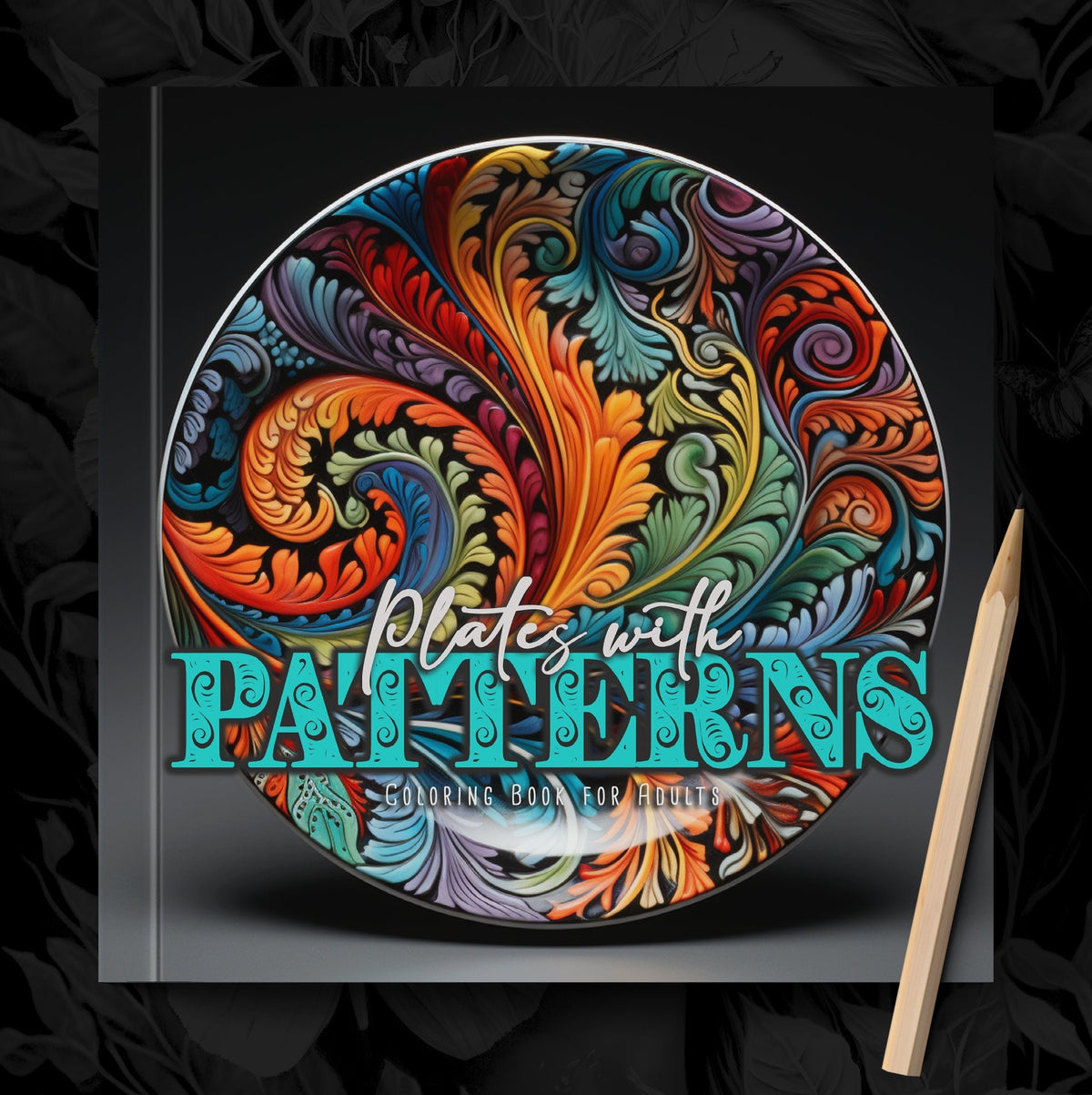 Plate Pattern Printable Plates with Patterns Coloring Book (Printbook) – Monsoon Publishing USA