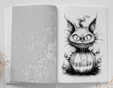 Halloween Horror Cats Coloring Book (Digital)