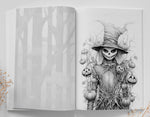 Scarecrows Halloween Coloring Book (Digital)