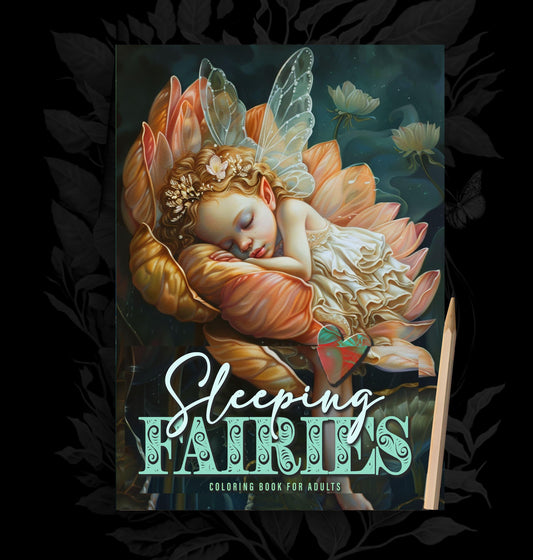 Sleeping Fairies Coloring Book (Printbook)