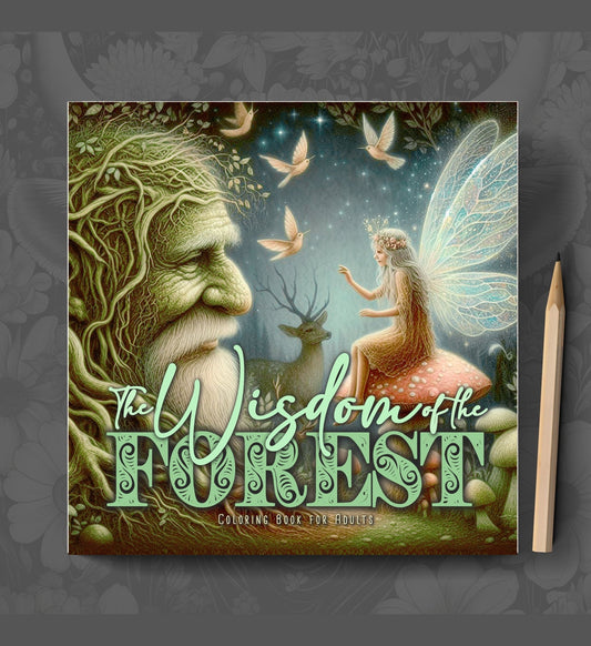 The Wisdom of the Forest Coloring Book (Printbook) - Monsoon Publishing USA