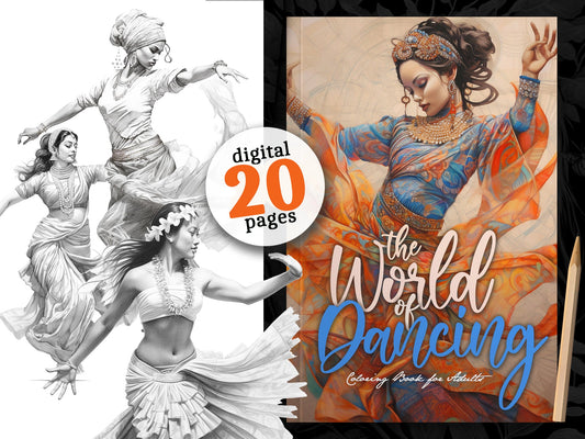 The World of Dancing Coloring Book (Digital) - Monsoon Publishing USA