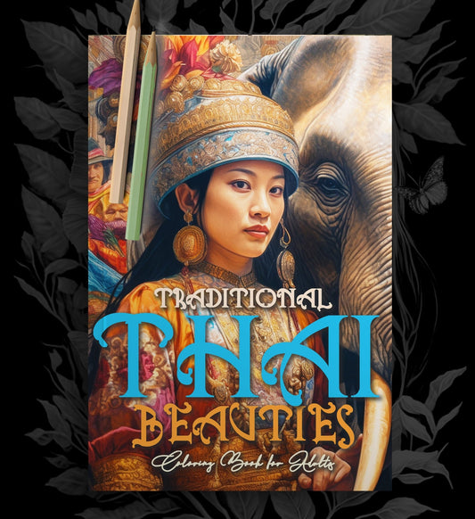 Traditional Thailand Coloring Book (Printbook) - Monsoon Publishing USA