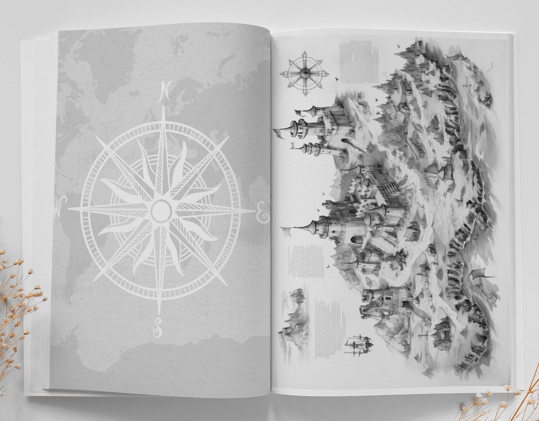 Treasure Map Coloring Book (Printbook) – Monsoon Publishing USA