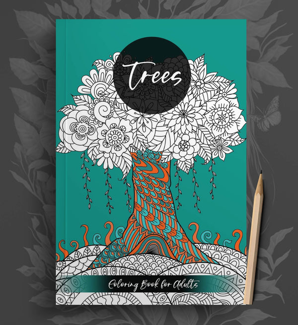 Trees Coloring Book Zentangle (Printbook) – Monsoon Publishing USA