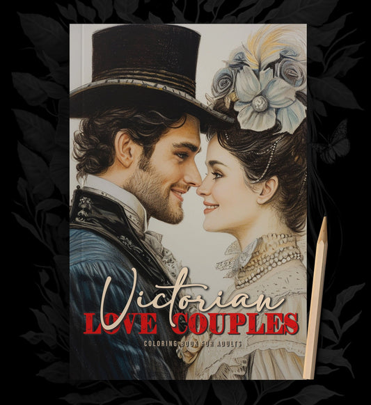 Victorian Love Couples Coloring Book (Printbook) - Monsoon Publishing USA
