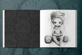 Voodoo Dolls Grayscale Coloring Book (Digital)