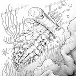 Nudibranchs Ocean Coloring Book (Digital)