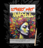 Street Art Wall Graffiti Coloring Book (Digital)
