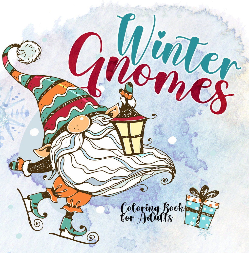 Winter Gnomes Coloring Book for Adults (Printbook) – Monsoon Publishing USA