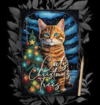 Cats in Christmas Trees Coloring Book for Adults (Digital)
