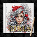 Christmas Girls Coloring Book (Printbook)
