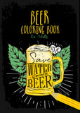 beer coloring book for adults