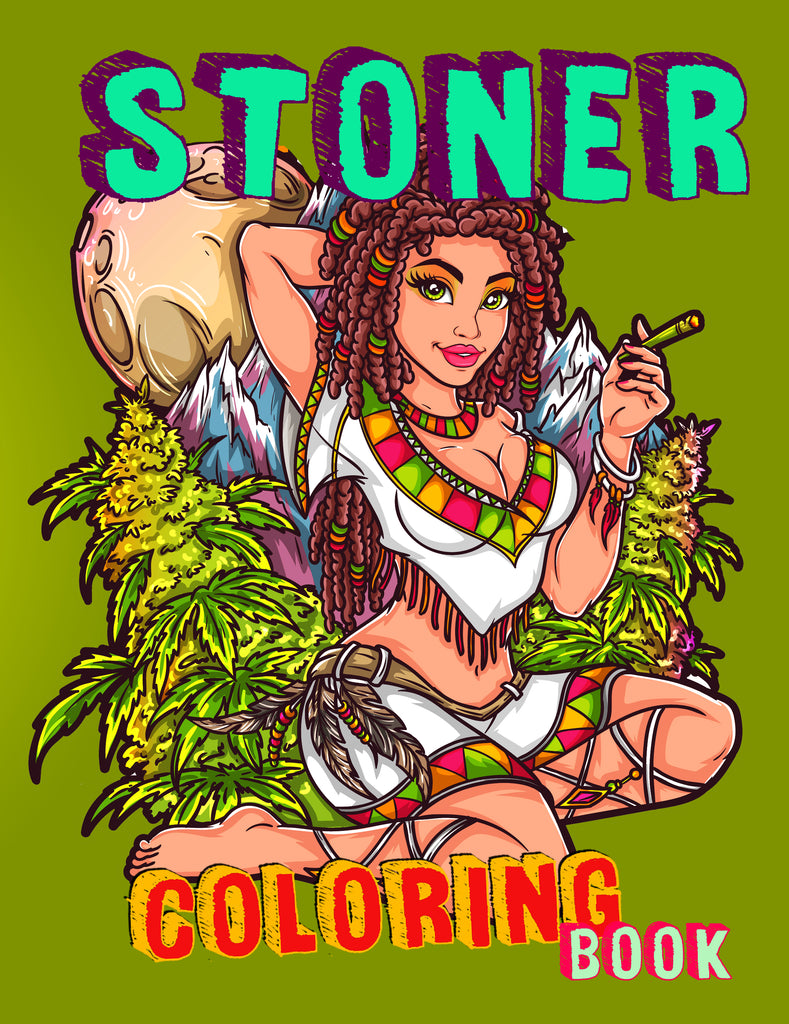 Stoner Coloring Book For Adults: A Trippy Coloring Palestine