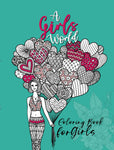 a girls world coloring book for girls teenagers