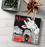africa coloring book for adults
