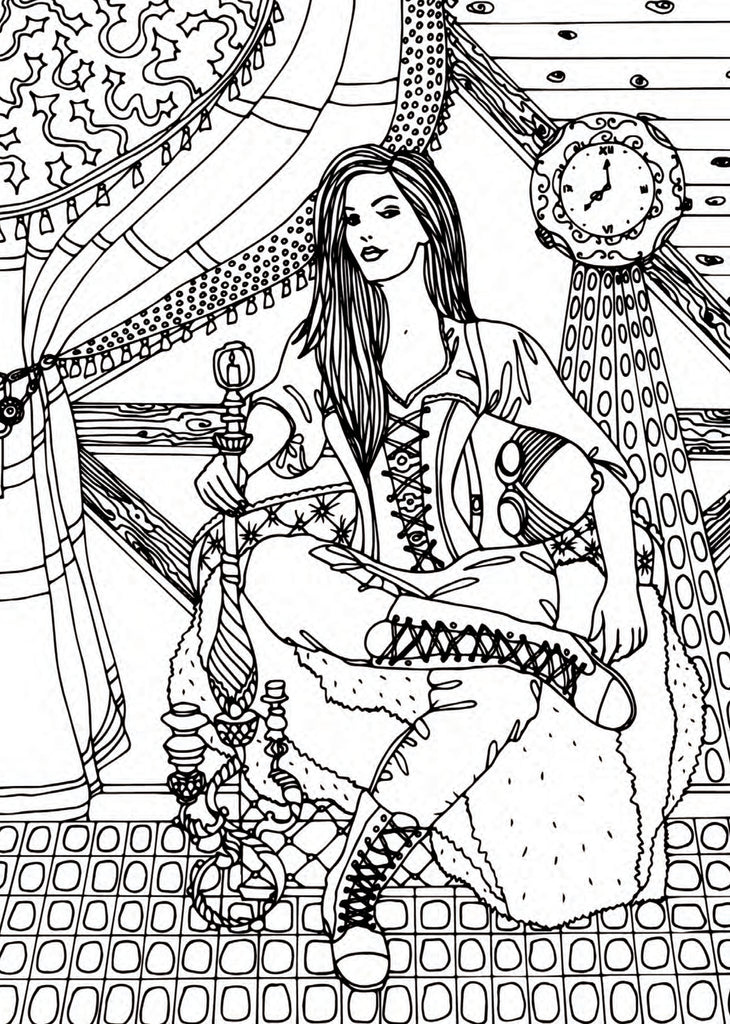 Amazing Women Coloring Book for Adults (Digital) – Monsoon
