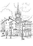 steeple church coloring book