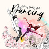 dance dancing coloring book for girls