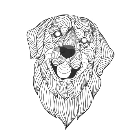 Dog Coloring Book for Adults (Digital) – Monsoon Publishing USA