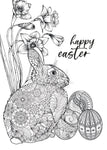 easter coloring book for adults