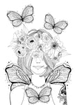 fairies fantasy coloring book for adults