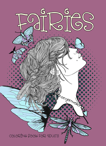 fairies coloring book for adults