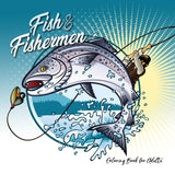 fish & fishermen coloring book for adults