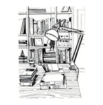 interior coloring book for adults