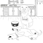 dog shaming drawing