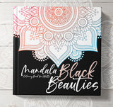 black beauties mandala coloring book