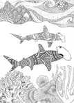 sealife coloring book for adults