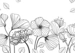 spring flowers coloring book for adults