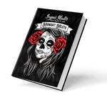 sugar skulls dia de los muertos coloring book