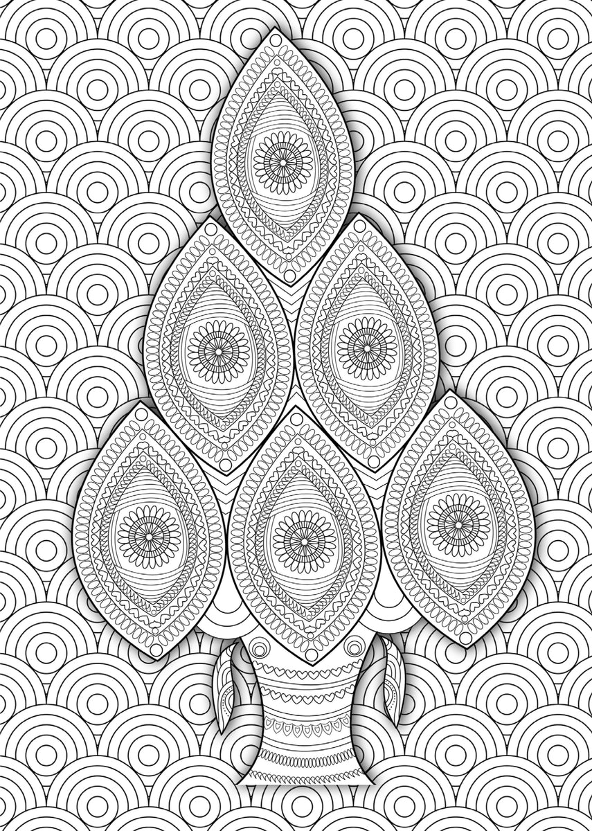 Trees Coloring Book for Adults (Digital) – Monsoon Publishing USA
