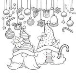 christmas coloring book for adults