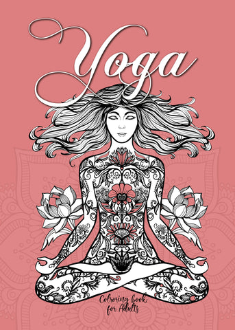yoga coloring book for adults meditation