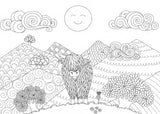 zentangle bull coloring book for adults